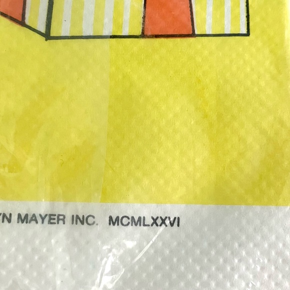 Vintage 70’s Tom & Jerry Happy Birthday paper party tablecloth deadstock NIP - Picture 5 of 5